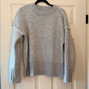 Light Gray Crewneck Women's Sweater